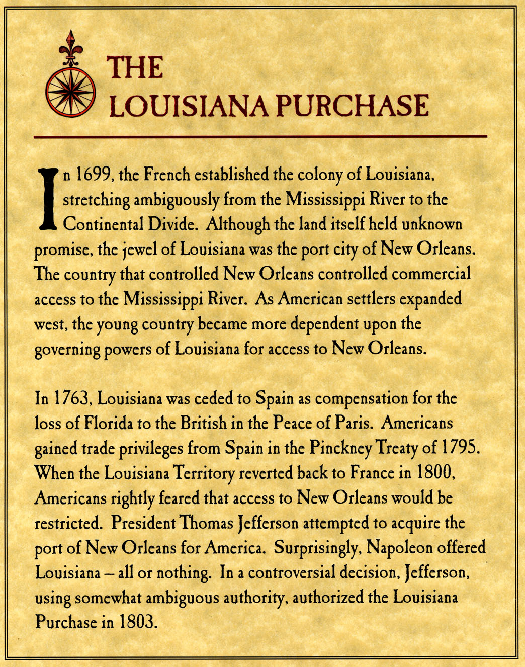 The Louisiana Purchase